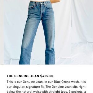 Genuine The Feel jeans